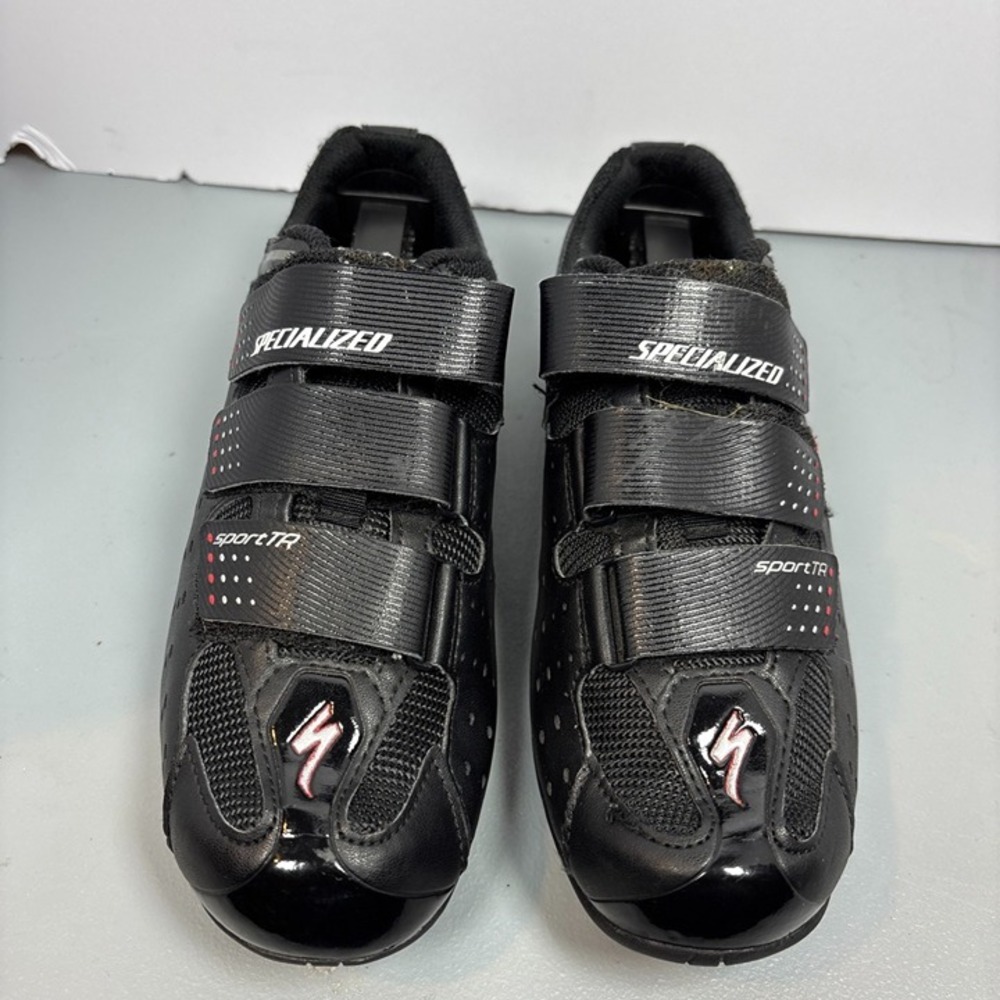 Specialized Sport TR Cycling Shoes Mens‎ Black SPD Cleats Body Geometry sz 7.5